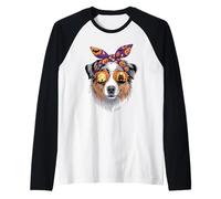 Halloween Bandana Australian Shepherd Aussie Dog Manche Raglan