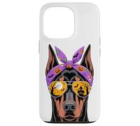 Halloween Bandana Doberman Pinscher Dobbie Coque pour iPhone 13 Pro