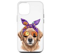 Halloween Bandana Golden Retriever GR Dog Goldie Coque pour iPhone 12/12 Pro