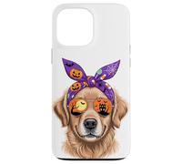 Halloween Bandana Golden Retriever GR Dog Goldie Coque pour iPhone 13 Pro Max