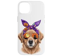 Halloween Bandana Golden Retriever GR Dog Goldie Coque pour iPhone 14 Plus