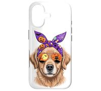 Halloween Bandana Golden Retriever GR Dog Goldie Coque pour iPhone 17
