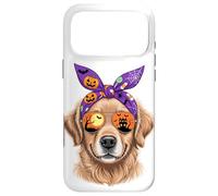 Halloween Bandana Golden Retriever GR Dog Goldie Coque pour iPhone 17 Pro Max