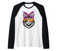 Halloween Bandana Norwegian Forest Cat Wegies Manche Raglan