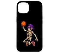 Halloween Basketball Skeleton Teens Spooky Basketball Player Coque pour iPhone 13