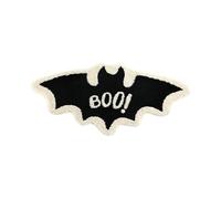 Halloween Bat Door Mat, Outdoor Bat Rug, Gothic Theme Decor, Absorbent, Soft Texture, Non Slip Base, Festive Accent, Easy Cleaning, Cozy Feel, Perfect for Porch, Entryway, Bathroom, 80x40cm