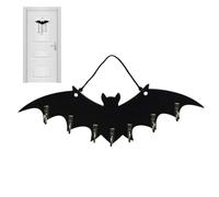 Halloween Bat Wall Hook, Gothic Key Organizer, Decorative Hanging Holder | Creepy Bat Styling Combines Storage And Seasonal Decor Handy Hooks Organize Keys Towels Accessories In Living Rooms Entrances