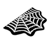 Halloween Bathroom Rug - Spooky Halloween Bathroom Rug, Mat | Ghost Pumpkin Decor | Non-Slip Plush | for Shower Indoor Kitchen Floor Gothic Home Aesthetic Accessories Set