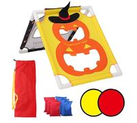 Halloween Bean Toss, Outdoor Carnival Game, 18.9x14.96in Interactive Party Toy, Authentic Fabric Material, Foldable Easy Setup for School Events, Festivals, Kids Parties, Backyard
