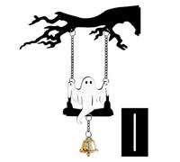 Halloween Bells for Door - Wall Mount Doorbells Ghost Bat Gothic Ornament