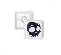 Halloween Big Eyed Squelette PBT Keycaps pour Clavier mécanique Blanc OEM sans Marquage d'impression R3 Multicolore