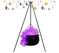 Halloween Black Cauldron - Decorative Light Up Festive Party Favors