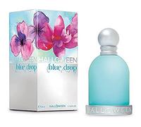 Halloween Blue Drop, Eau de Toilette pour Femme, Senteur boisée, 50 ml avec Vaporisateur