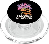 Halloween Boho Flower of Spirits Ghostly Blooms PopSockets PopGrip pour MagSafe