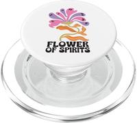 Halloween Boho Flower of Spirits Ghostly Blooms PopSockets PopGrip pour MagSafe