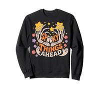 Halloween Boho Spooky Things Ahead Stars Sweatshirt