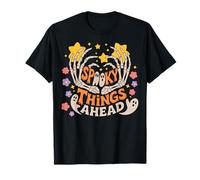 Halloween Boho Spooky Things Ahead Stars T-Shirt