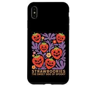 Halloween Boho Strawboories Sweet Side of Spooky Coque pour iPhone XS Max