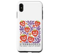 Halloween Boho Strawboories Sweet Side of Spooky Coque pour iPhone XS Max