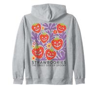 Halloween Boho Strawboories Sweet Side of Spooky Sweat à Capuche