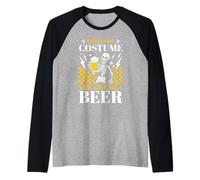 Halloween : Boire ceci est Mon Costume, Maintenant, Donne-Moi Une bière Manche Raglan