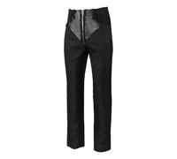Halloween Bonnet Chat Homme Soirée Festival Gig Médiéval Classique Elégant Décontracté Jacquard Pantalon Cargo Élastique Taille(Le Noir,XXL)