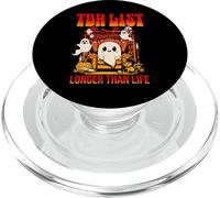 Halloween Book Lover Humour TBR List Longer Than Life PopSockets PopGrip pour MagSafe
