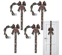 Halloween Bow Set | 4 Led Warm Glow Ribbons For Light Up Your Home
