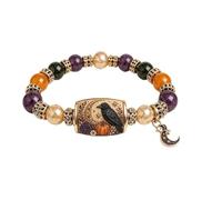 Halloween Bracelets Ghost Beaded Stretch Charm Fashion Accessories