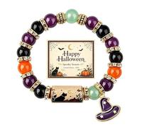 Halloween Bracelets - Wristband Costume Jewelry with Card | Charm Bracelet