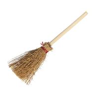 Halloween Broom Outdoor - Tiny Straw Broom | Brooms de Mascarade Prop | Mini Witches Brooms for Masquerade Theatre Performance Haunted House Holiday Party Stage Show Family Costume Gathering