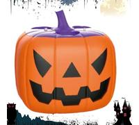 Halloween Bubble Machine - Pumpkin Shape Automatic Bubble Maker with Sound and Light Effects | USB Rechargeable 15 Hole High Output B́ubble Blower for Indoor Outdoor Parties