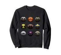 Halloween Building Ball Head Pumpkin Ghost Zombie Boys Sport Sweatshirt