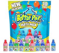 Halloween Bulk Variety Party Pack - 10 Count Individually Wrapped Lollipops W/ Powdered Sugar Dip In Assorted Fruity Flavors - Candy For Halloween Candy Bowls & Parties