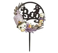 Halloween Cake Topper - Toppers en dessert en acrylique | Décoration de gâteau d'horreur-Glow | Décorations d'Halloween effrayantes | Photos à gâteaux classiques pour les fournitures de fête