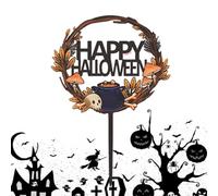 Halloween Cake Topper - Toppers en dessert en acrylique | Décoration de gâteau d'horreur-Glow | Décorations d'Halloween effrayantes | Photos à gâteaux classiques pour les fournitures de fête