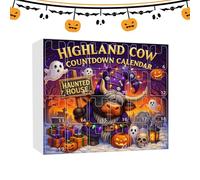 Halloween Calendar Countdown - Quintessential Holiday Spirit, Acrylic Gnome Miniature Doll Countdown Calendar For Kids, Boys, Girls, Family, Friends, Daily Pendant Surprise, Horror Decoration, Spooky