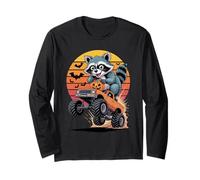 Halloween Camion Monstre Raton Laveur Panda Poubelle Manche Longue