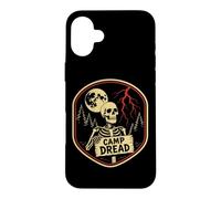 Halloween Camp Dread Squelette Nature Camping Coque pour iPhone 16 Plus