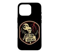 Halloween Camp Dread Squelette Nature Camping Coque pour iPhone 16 Pro