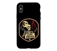 Halloween Camp Dread Squelette Nature Camping Coque pour iPhone X/XS