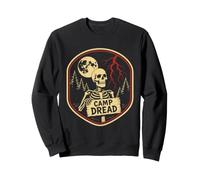 Halloween Camp Dread Squelette Nature Camping Sweatshirt