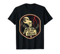 Halloween Camp Dread Squelette Nature Camping T-Shirt