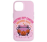 Halloween Cancer du Sein Espoir Rubans Roses Coque pour iPhone 14
