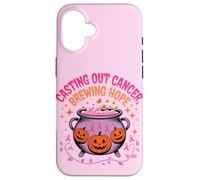 Halloween Cancer du Sein Espoir Rubans Roses Coque pour iPhone 16
