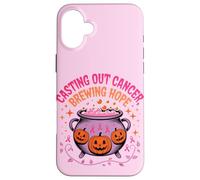 Halloween Cancer du Sein Espoir Rubans Roses Coque pour iPhone 16 Plus