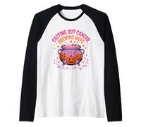 Halloween Cancer du Sein Espoir Rubans Roses Manche Raglan