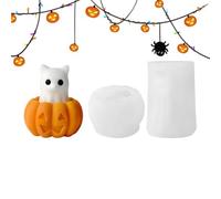 Halloween Candle Mold - Silicone Candle Making Mould | Spooky Shape Craft T