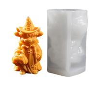Halloween Candle Molds, Silicone Candle Molds with 3D Cow, Easy Release