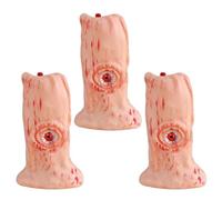 Halloween Candles, LED Eyeball Lights, Flameless Blood Drip Design, Battery Operated Safe Decor, Ideal for Bedroom Living Room Patio, 3.74x2.17 inches, Red Color, 3 Pieces